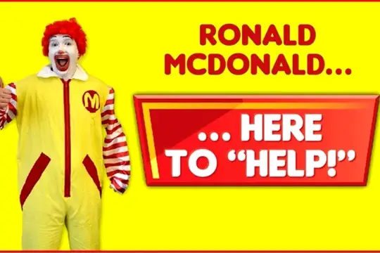 Ronald truly "cares"